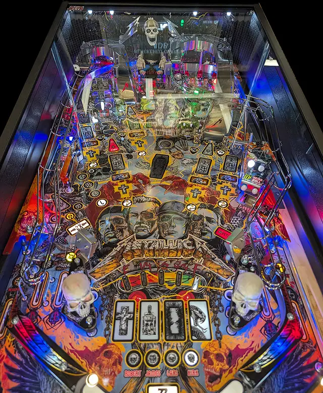 The Metallica Remastered playfield
