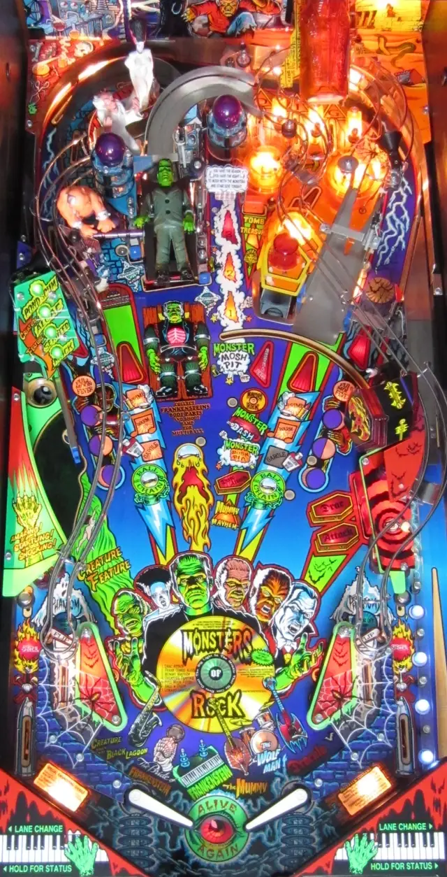 The Monster Bash playfield