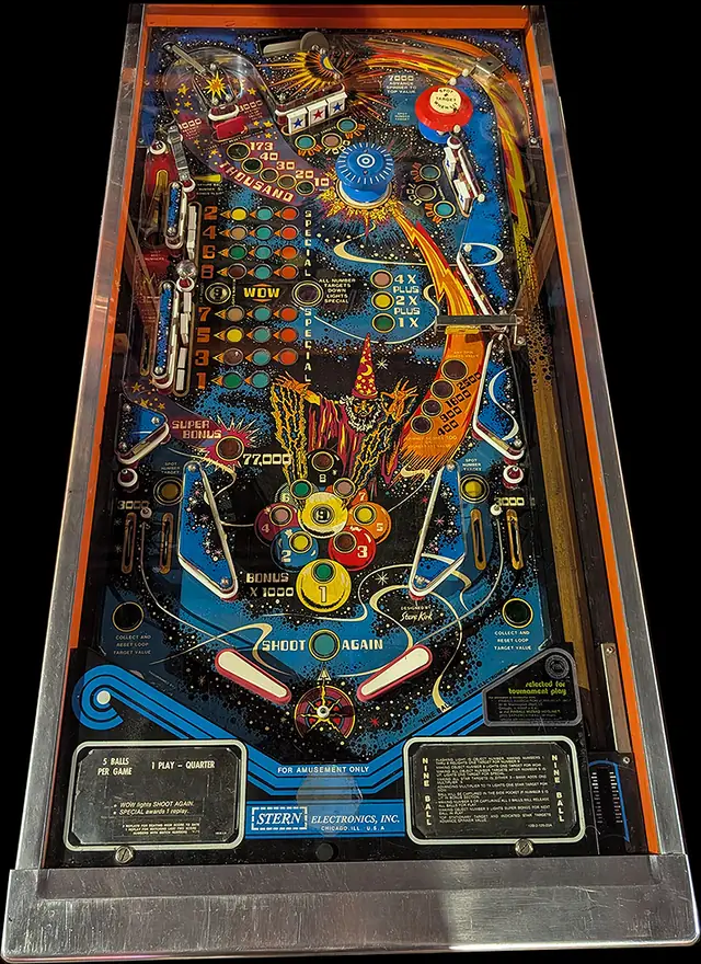 The Nine Ball playfield