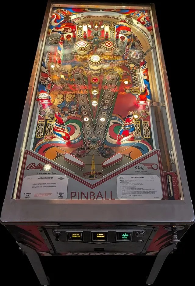 The Nitro Ground Shaker playfield
