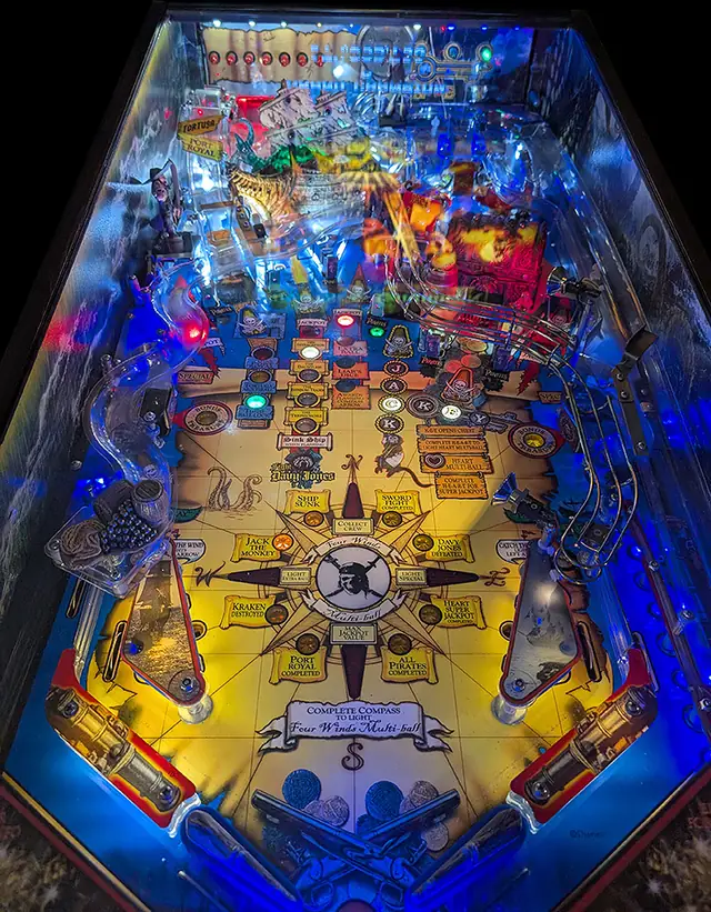 The Pirates of the Caribbean playfield