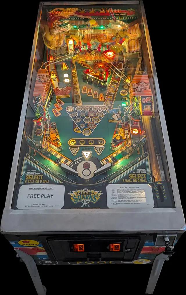 The Pool Sharks playfield