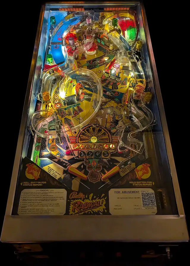 The Radical! playfield