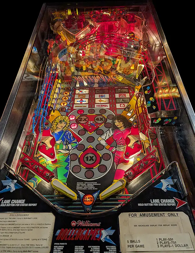 The Rollergames playfield