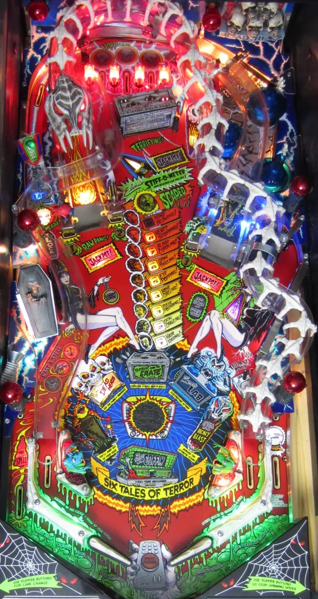 The Scared Stiff playfield
