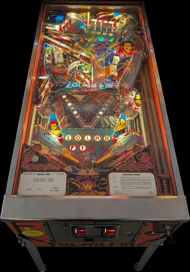 The Solar Fire playfield