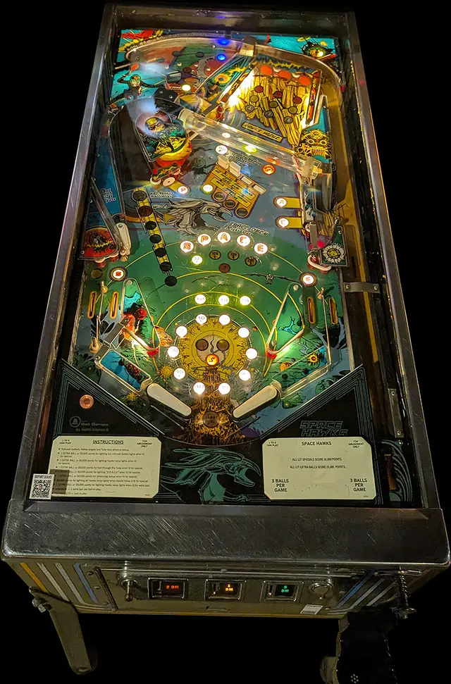 The Space Hawks playfield
