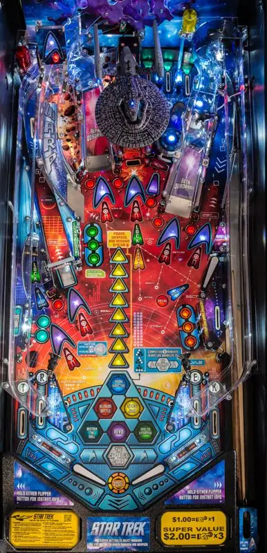 The Star Trek playfield