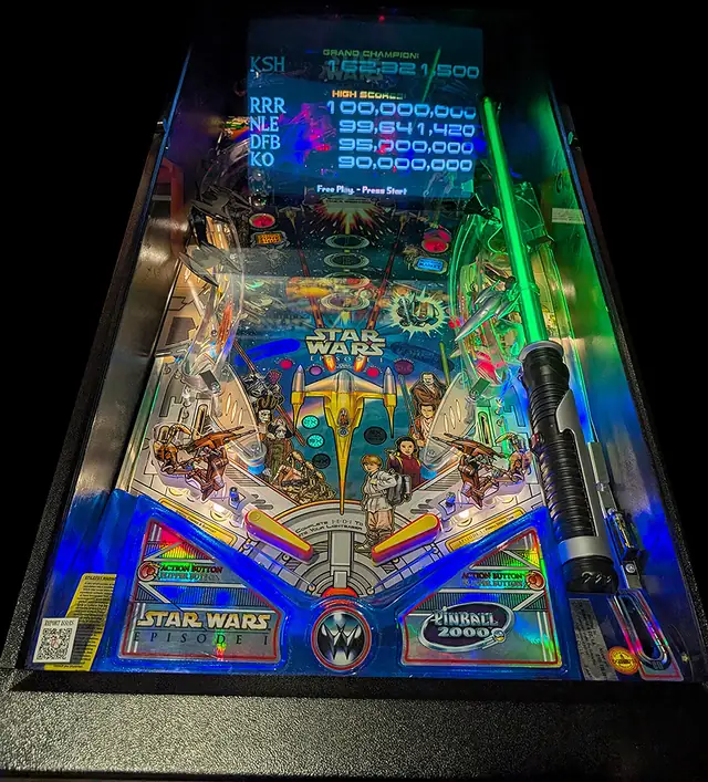 The Star Wars Episode 1 playfield