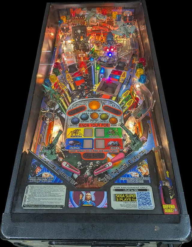 The Starship Troopers playfield