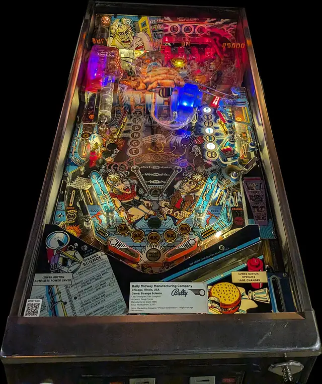 The Strange Science playfield