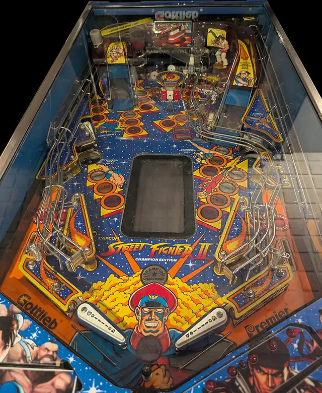 The Street Fighter II playfield