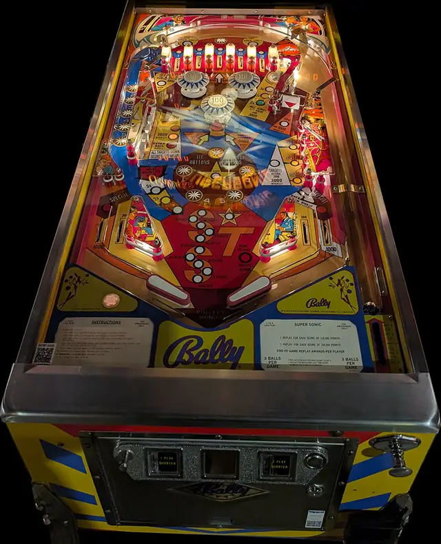 The Supersonic playfield