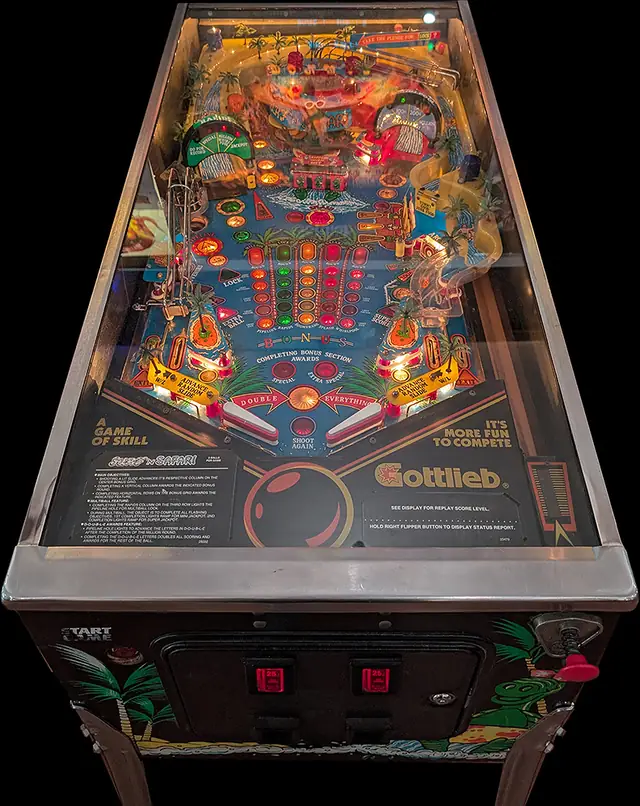 The Surf 'N Safari playfield