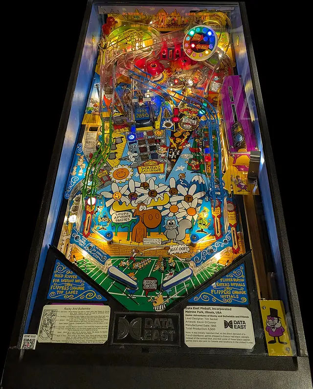 The The Adventures of Rocky and Bullwinkle and Friends playfield