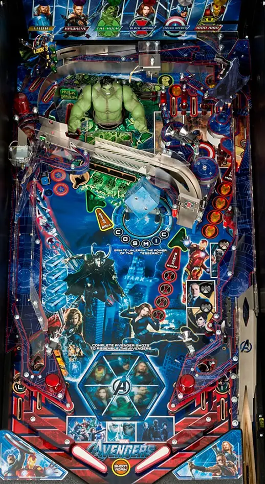 The The Avengers playfield