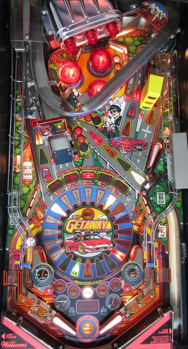 The The Getaway: High Speed II playfield