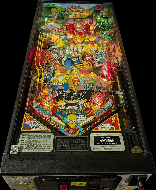 The The Simpsons playfield