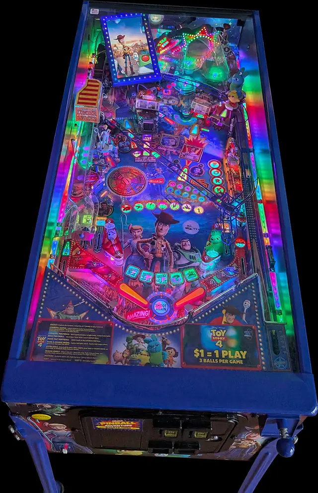 The Toy Story 4 playfield