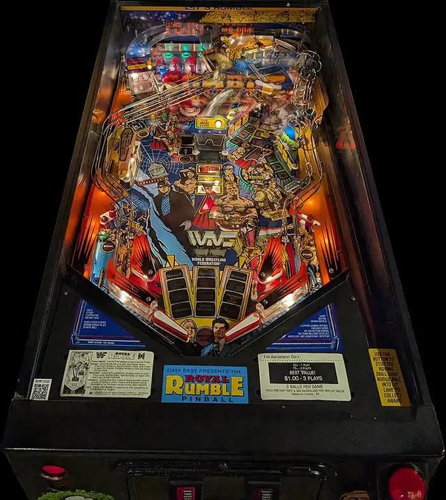 The WWF Royal Rumble playfield